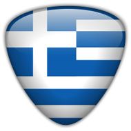 Greece Flag Glossy Button N4