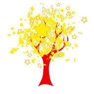 chinese flag tree