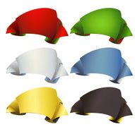 color ribbon banners
