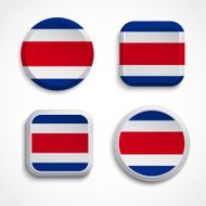 Costa Rica buttons