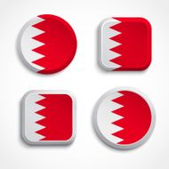 Bahrain flag buttons