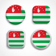 Abkhazia flag buttons