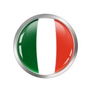 National Flag of italy button