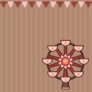 Ferris wheel card