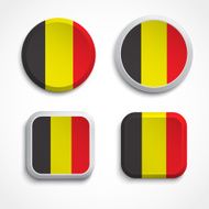 Belgium flag buttons
