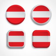 Austria flag buttons