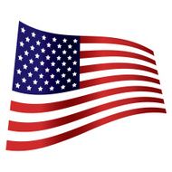 american flag wave independence day