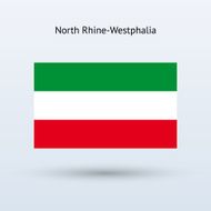 State of North Rhine-Westphalia Flag (Germany)