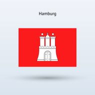 State of Hamburg Flag (Germany) N2