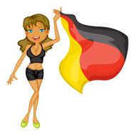 Woman with flag N8