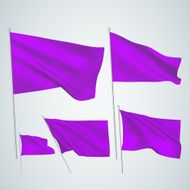 Violet vector flags