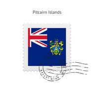 Pitcairn Islands Flag Postage Stamp