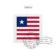 Liberia Flag Postage Stamp