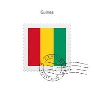 Guinea Flag Postage Stamp