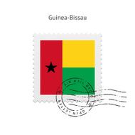 Guinea-Bissau Flag Postage Stamp
