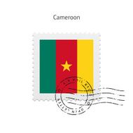 Cameroon Flag Postage Stamp