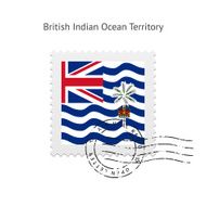 British Indian Ocean Territory Flag Postage Stamp