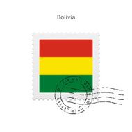 Bolivia Flag Postage Stamp