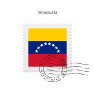 Venezuela Flag Postage Stamp