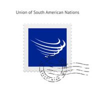 Union of South American Nations Flag Postage Stamp