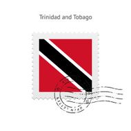 Trinidad and Tobago Flag Postage Stamp