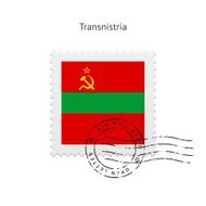 Transnistria Flag Postage Stamp