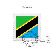 Tanzania Flag Postage Stamp