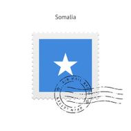 Somalia Flag Postage Stamp