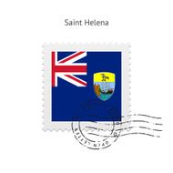 Saint Helena Flag Postage Stamp