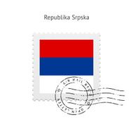 Republika Srpska Flag Postage Stamp