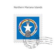 Northern Mariana Islands Flag Postage Stamp