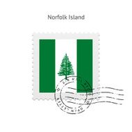 Norfolk Island Flag Postage Stamp