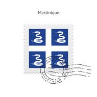 Martinique Flag Postage Stamp