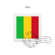Mali Flag Postage Stamp
