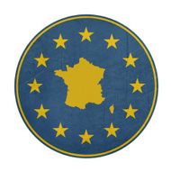 European Union France button
