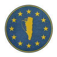 European Union Gibraltar button