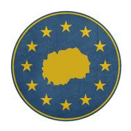 European Union Macedonia button