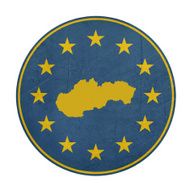 European Union Slovakia button