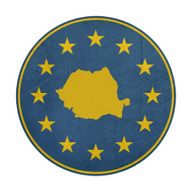 European Union Romania button