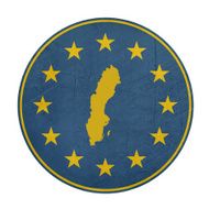 European Union Sweden button