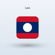 Laos Flag Icon N3