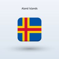 Aland Islands Flag Icon