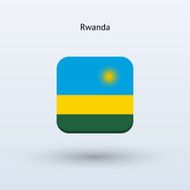 Rwanda Flag Icon N5