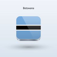 Botswana Flag Icon N5