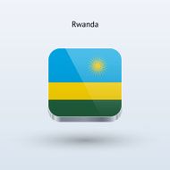 Rwanda Flag Icon N6