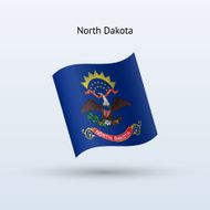 State of North Dakota Flag N3