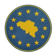 European Union Belgium button