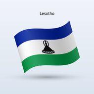 Lesotho Flag N7