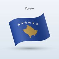 Kosovo Flag N9