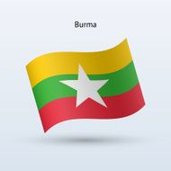 Burma flag N4